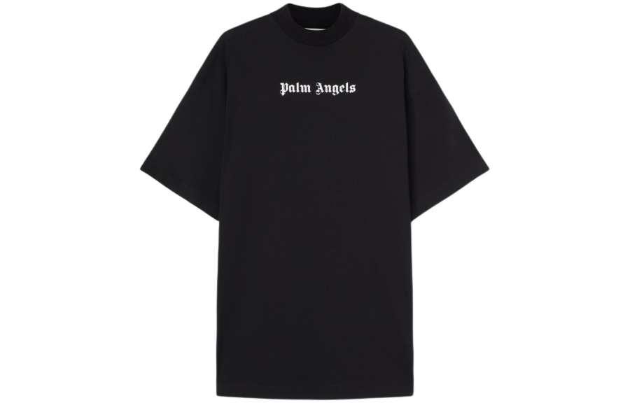 PALM ANGELS Short Sleeved Dress Women's Black
