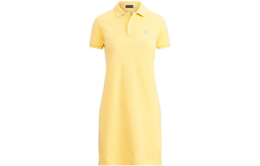 Polo Ralph Lauren Logo Embroidered Short Sleeved Polo Dress