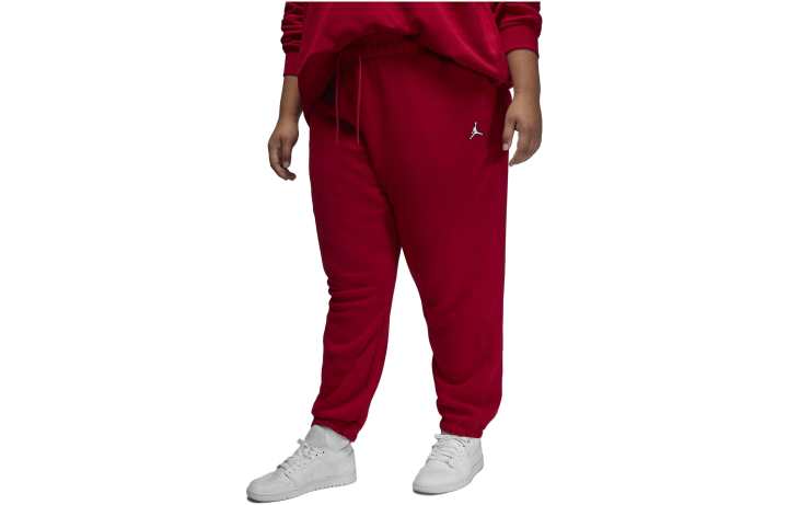Jordan Jordan Brooklyn Knitted Sweatpants Women's Red Moderate Cuffed Pants