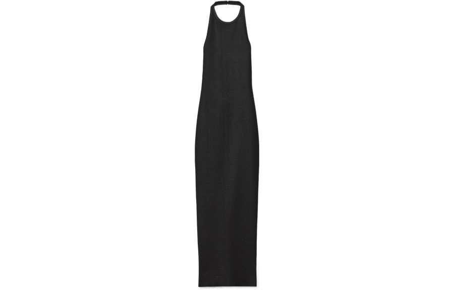 Alexander Wang Sleeveless Dresses Women's Black Crew Neck Moderate Mid Length