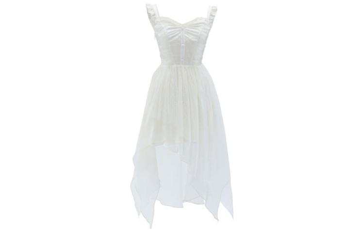 SNBL Ambient Camisole Long Skirt Women's White