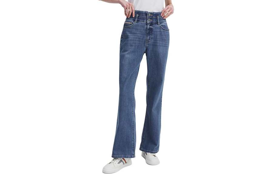 Lee Lee Jeans Women's Medium Blue Moderate Flared Pants