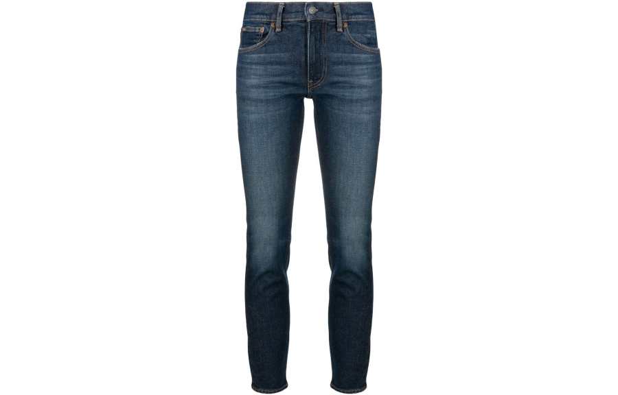 Polo Ralph Lauren Logo Patch Cropped Skinny Jeans