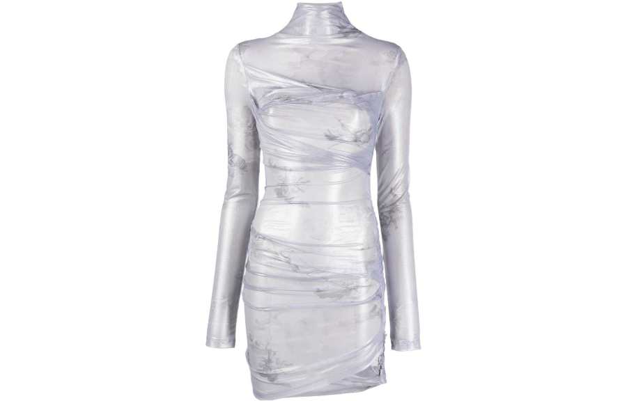 OFF-WHITE OFF WHITE Long Sleeved Dress Women's