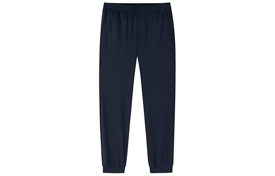 ANTA Variety Training Collection Knitted Sweatpants Women's Black Moderate Cuffed Pants