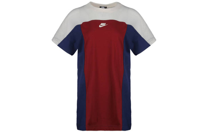 Nike Nike Short Sleeved Dress Women's Burgundy