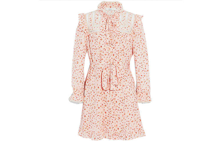 COACH Long Sleeved Dress Women's Pink
