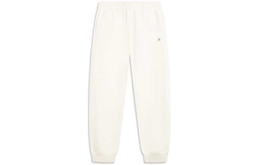Li-Ning Li Ning Sports Life Collection Knitted Sweatpants Women's Ecru