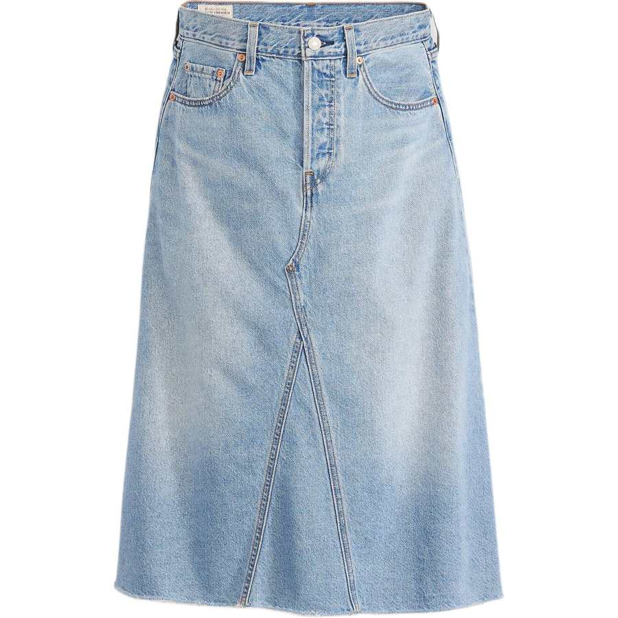 Levis Denim Long Skirt Women's Blue