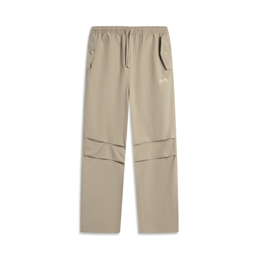 Li-Ning Li Ning x GUGONG,LIANMINGKUAN China Culture Collection Casual Pants Women's Coffee Foam Umber