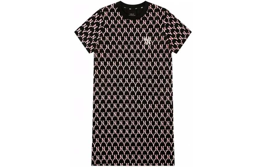 MLB New York Yankees Short Sleeved Dress Women's Black
