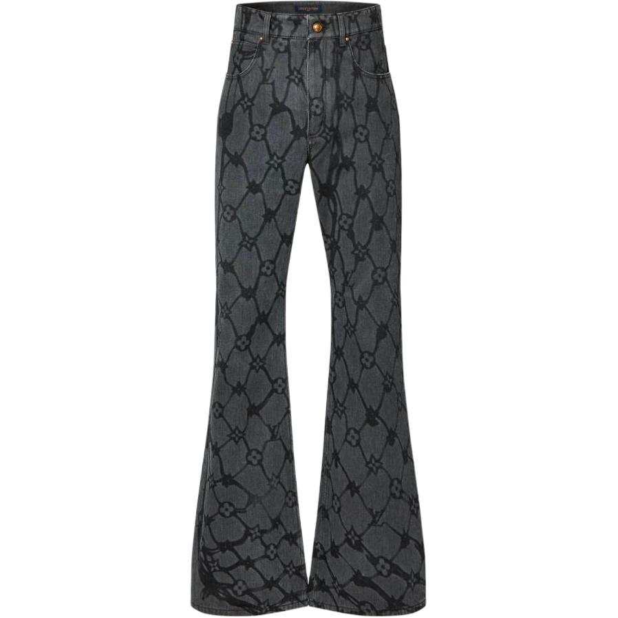 LOUIS VUITTON SS24 Jeans Women's Black