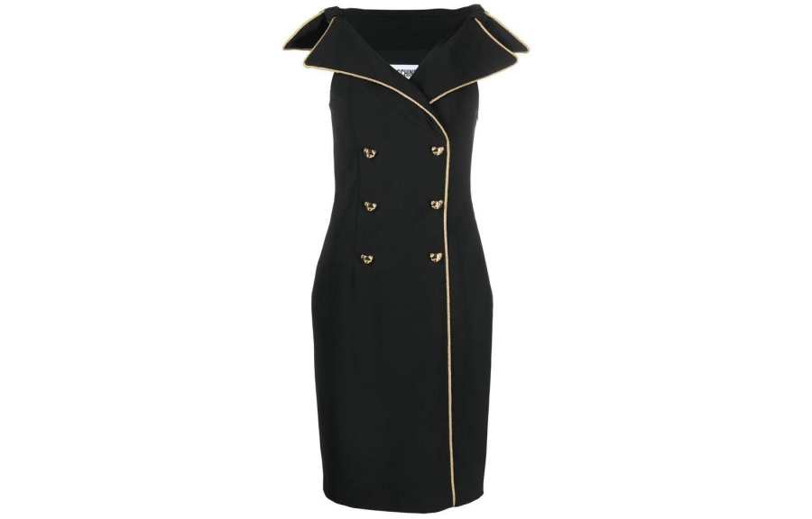 MOSCHINO Teddy button Double breasted Pencil Dress