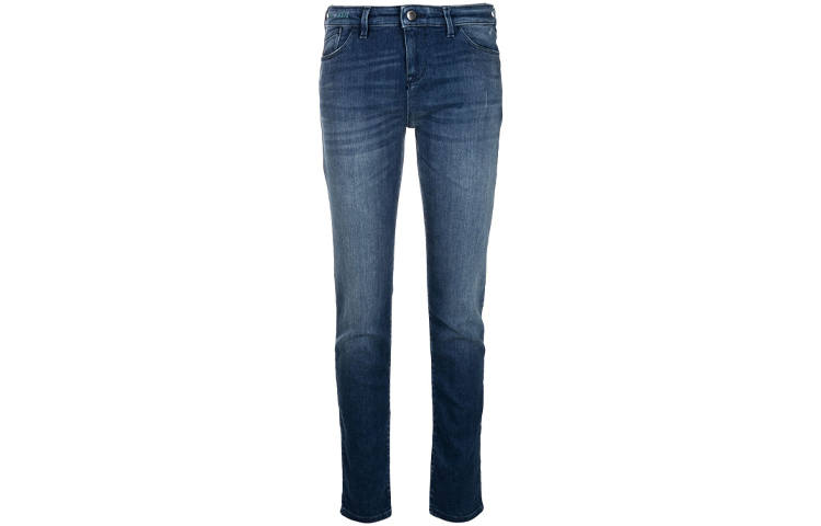 EMPORIO ARMANI Jeans Women's Blue Moderate Slim Fit Pants