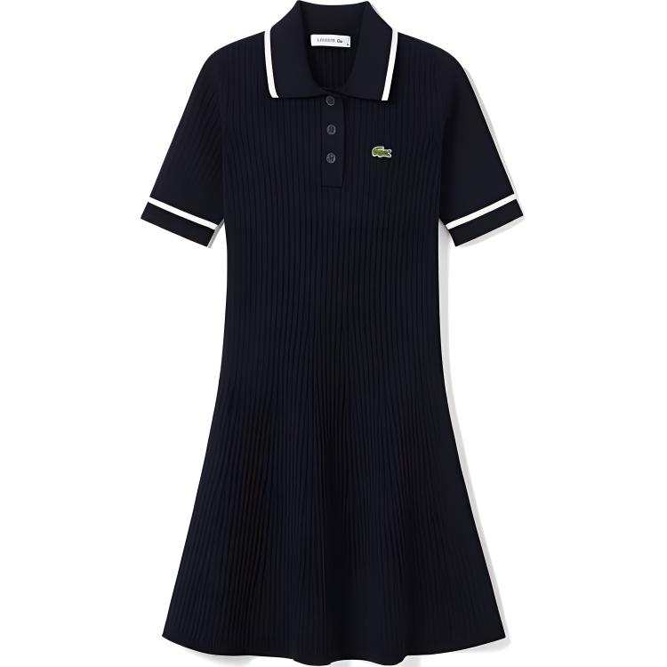 LACOSTE LACOSTE Logo-patch Cotton Dress