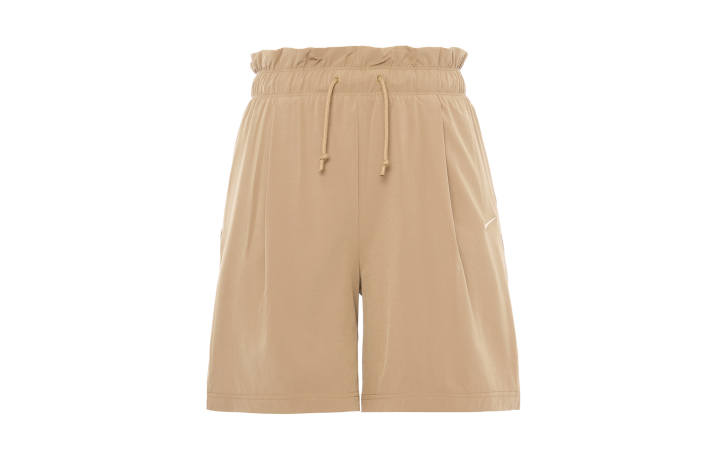 Nike Nike Women'ss Drawstring Straight-Leg Shorts Brown