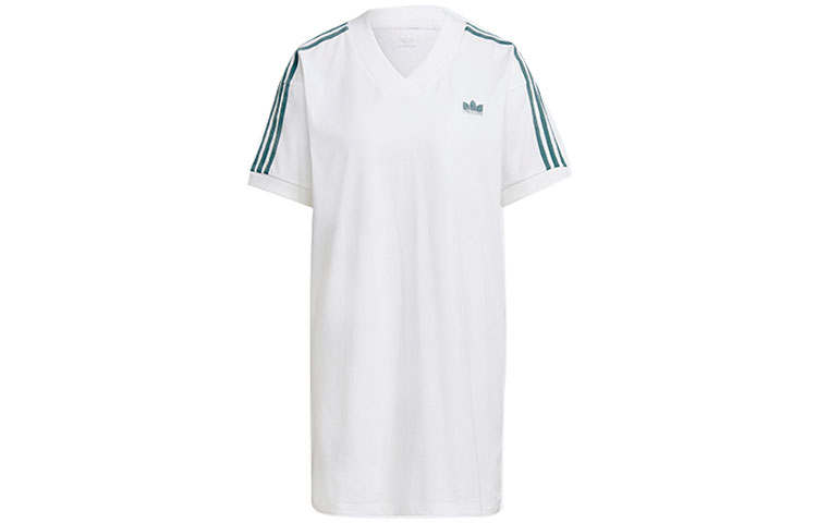 Adidas Originals Short Sleeved Dress Women's White