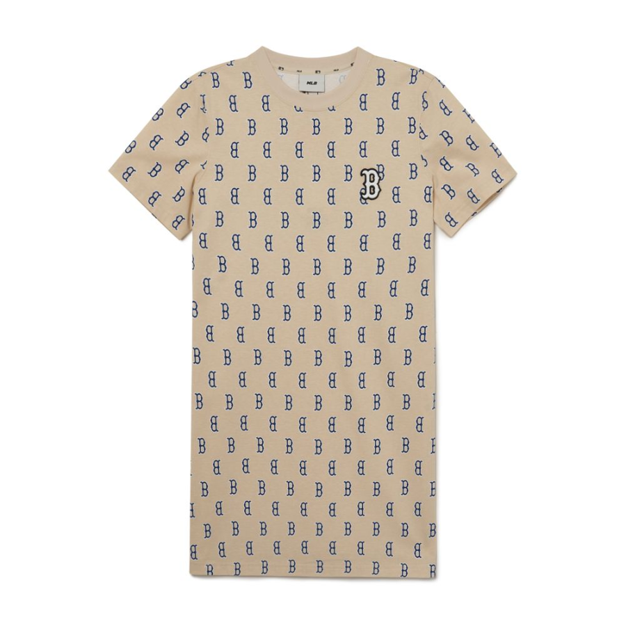 MLB MLB Short Sleeved Dress Women's Khaki