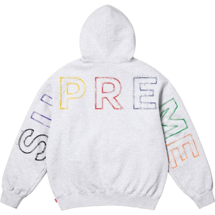 Supreme Supreme Frayed Hooded Sweatshirt