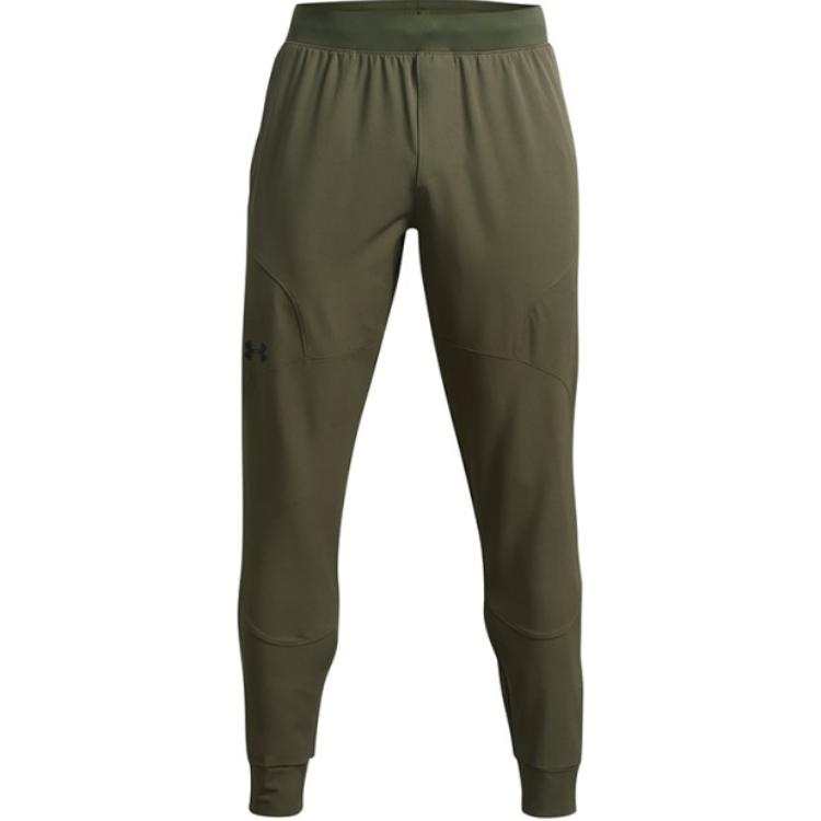 Under Armour Meridian Knitted Sweatpants Women's Green Moderate Cuffed Pants