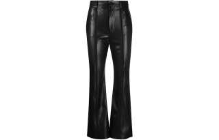 Nanushka cropped kick flare trousers