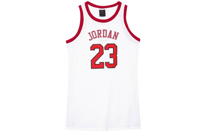 Jordan Jordan Women's Logo Print Sleeveless Dress White