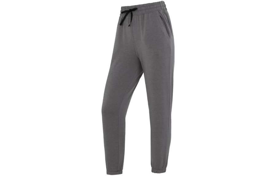 Under Armour Knitted Sweatpants Women's Gray Moderate Cuffed Pants