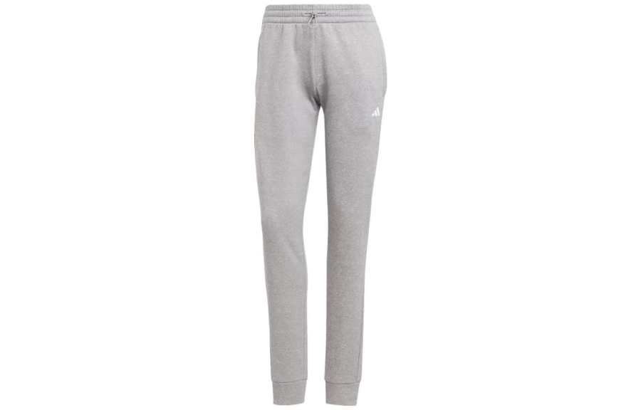 Adidas Adidas AEROREADY Game And Go Regular Tapered Fleece Pants Knitted Sweatpants Women's Gray