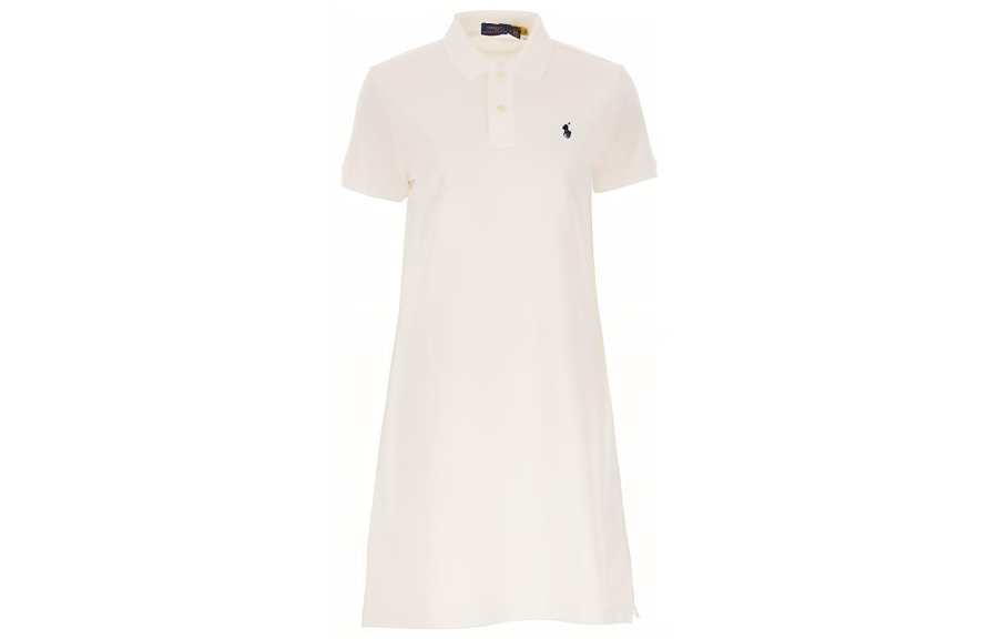 Polo Ralph Lauren Short Sleeved Dress Women's White