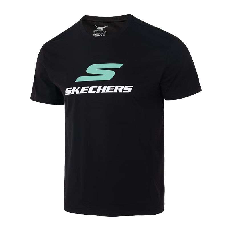 Skechers T Shirt Unisex Smoke Black