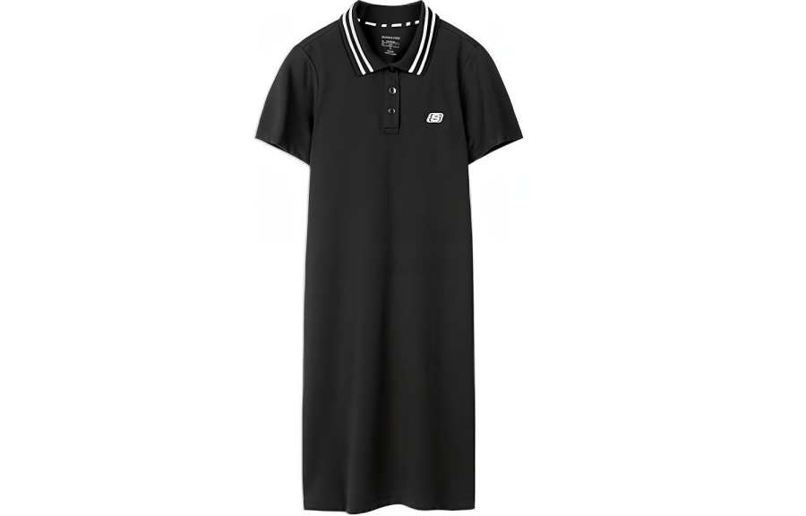 Skechers Short Sleeved Dress Women's Carbon Black