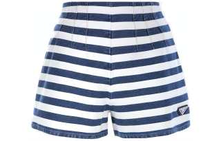 PRADA SS22 Casual Shorts Women's Blue