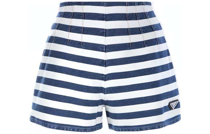 PRADA PRADA SS22 Casual Shorts Women's Blue