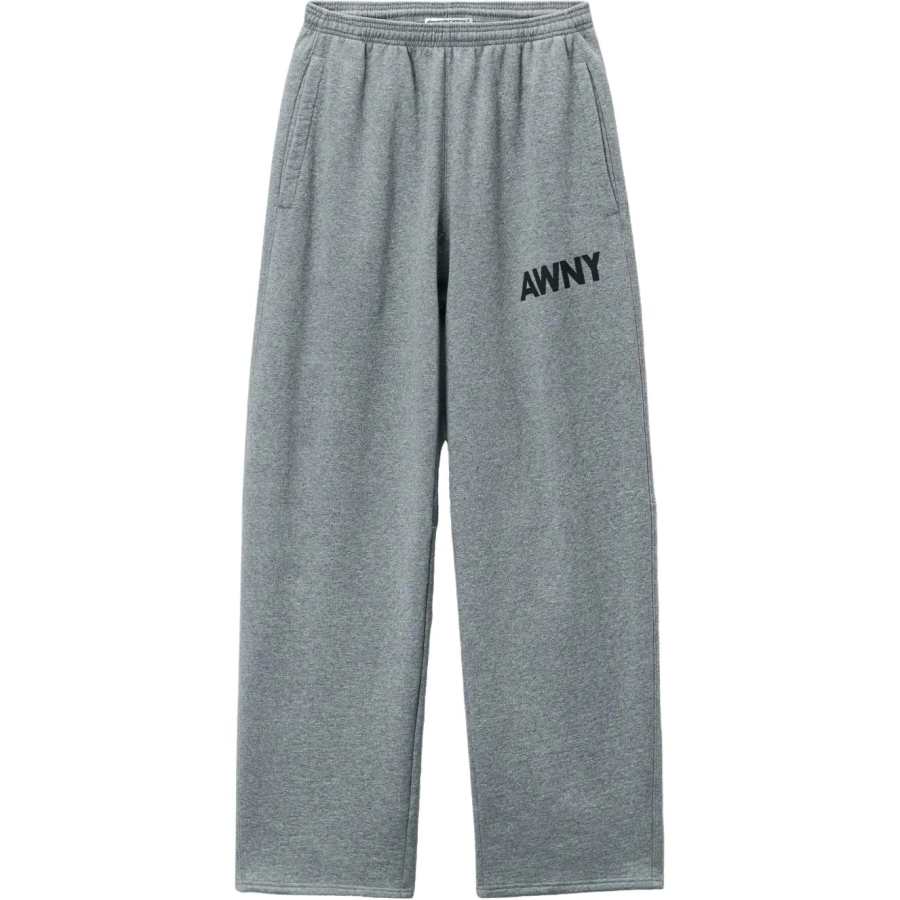 Alexander Wang T By Alexander Wang Graphic Articulated Leg Sweatpants Grey