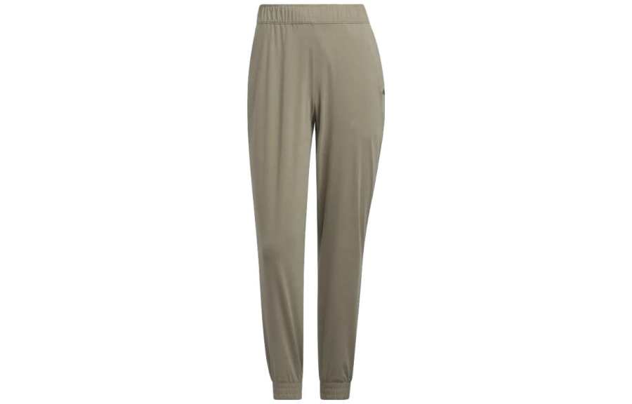 Adidas Adidas Knitted Sweatpants Women's Pebble Gray Moderate Cuffed Pants