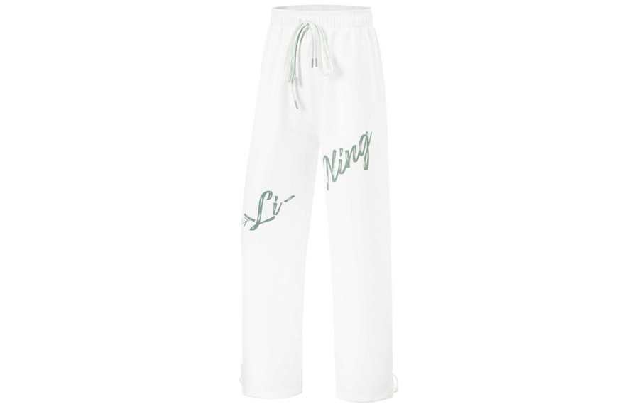 Li-Ning Li Ning Fitness Series Knitted Sweatpants Women's Standard White