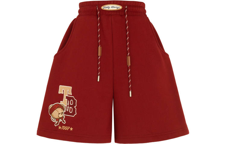 SNBL SNBL Casual Shorts Women's Red Thickened