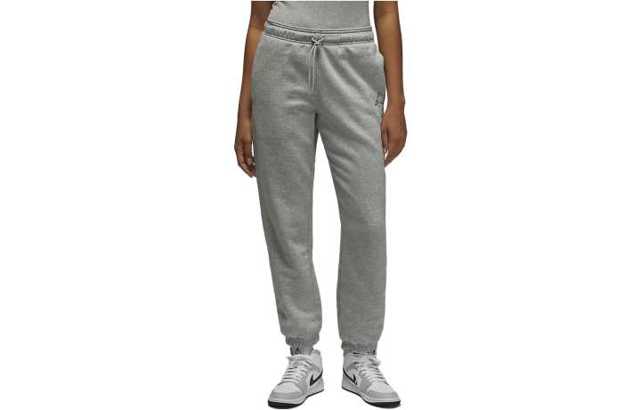 Jordan Jordan Brooklyn Knitted Sweatpants Women's Light Gray Moderate Cuffed Pants
