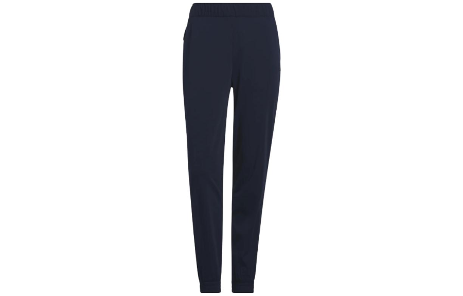Adidas Adidas Knitted Sweatpants Women's Blue Moderate Straight Fit Pants