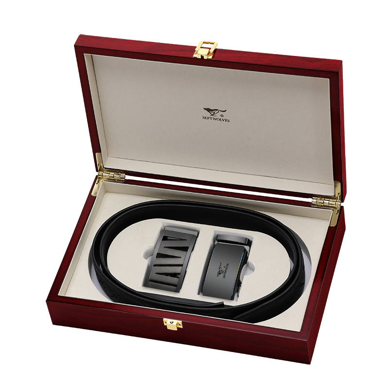 SEPTWOLVES SEPTWOLVES Cow Split Leather Belts Men's Width 3.5cm