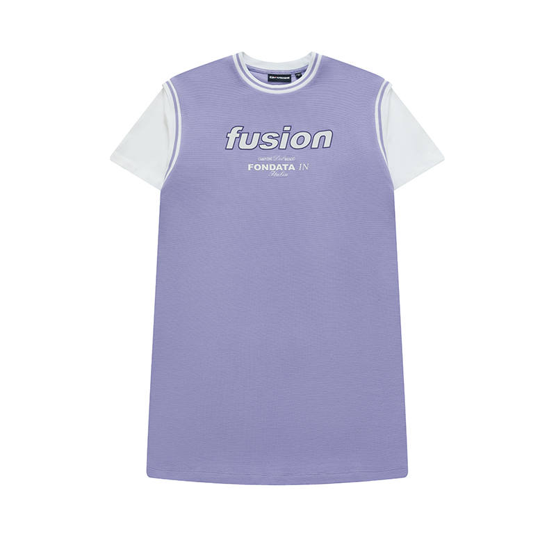 FILA FUSION SS24 Short Sleeved Dress Women's Light Purple
