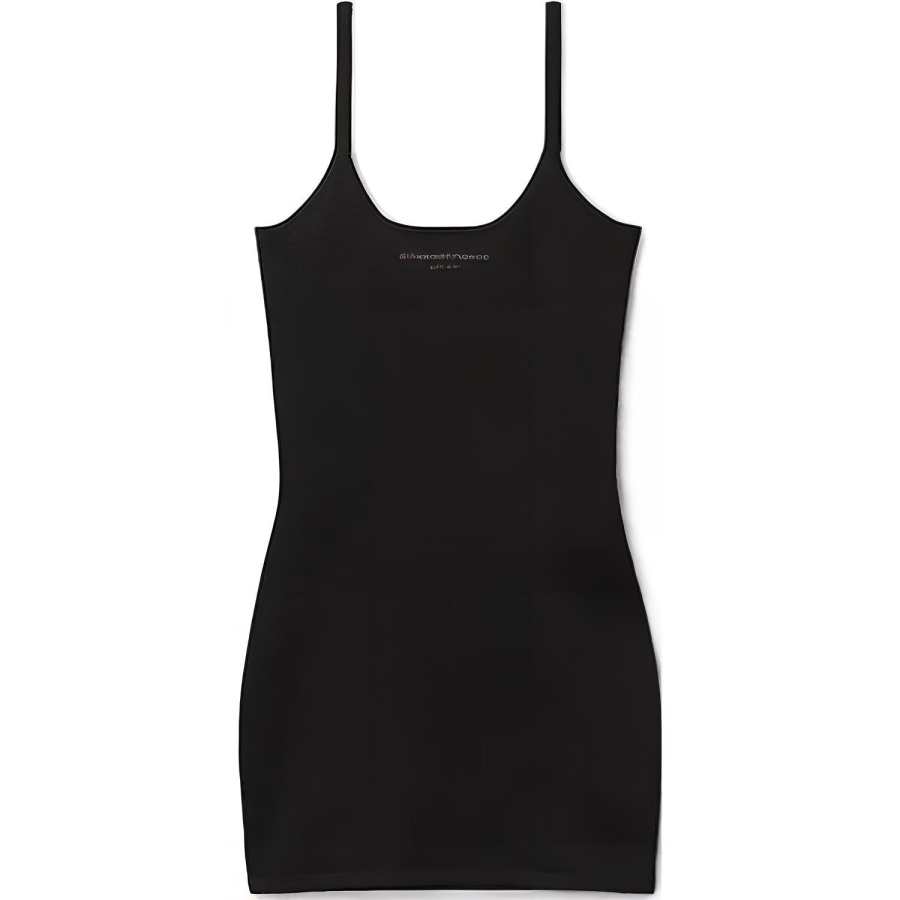 Alexander Wang Alexander Wang Embossed-logo Mini Dress