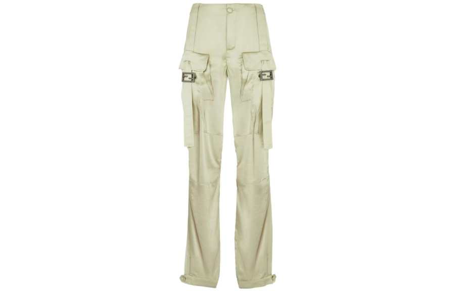 FENDI FENDI Low Rise Satin Pants