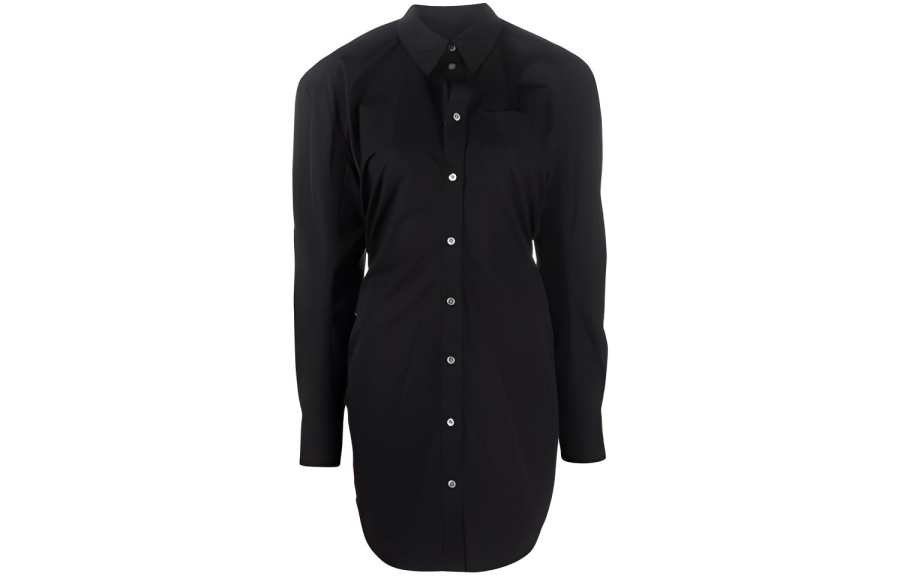 Alexander Wang Alexander Wang Fitted Buttoned Mini Shirt Dress