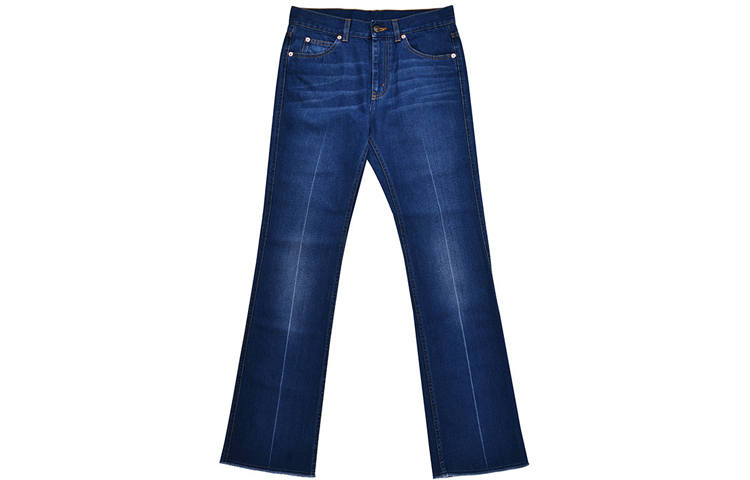 GUCCI FW21 Bootcut Jeans Women's Blue