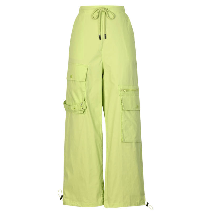 SNBL Casual Pants Women's Green Moderate Cargo Pants