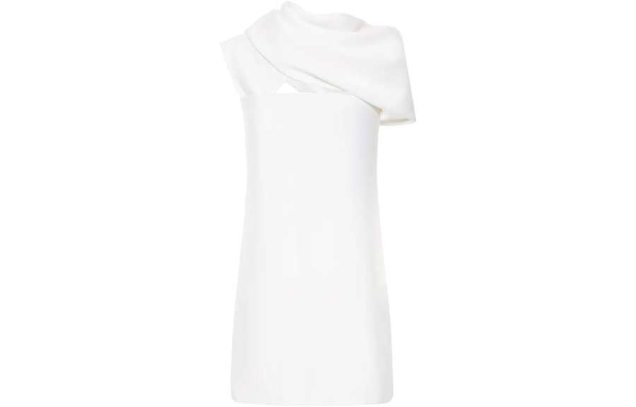 Ferragamo Ferragamo Hooded Draped Mini Dress