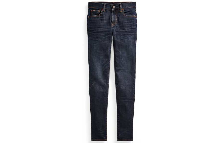 Polo Ralph Lauren SS22 Tompkins Tight Fit Jeans Women's Dark Blue