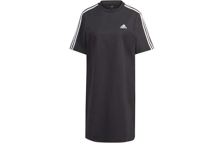 Adidas Adidas Free Shipping With AdiClub Essentials 3-Stripes Single Jersey Boyfriend Tee Dress