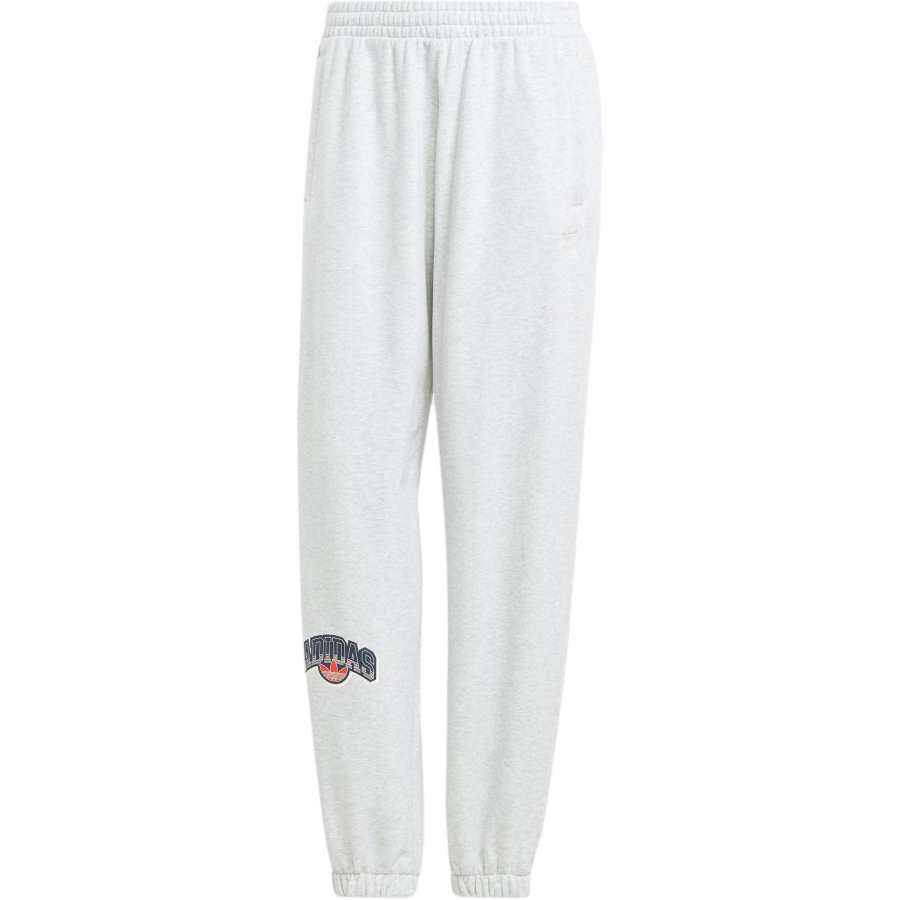 Adidas Originals Loose Fit Sweat Pants Knitted Sweatpants Women's Light Heather Gray